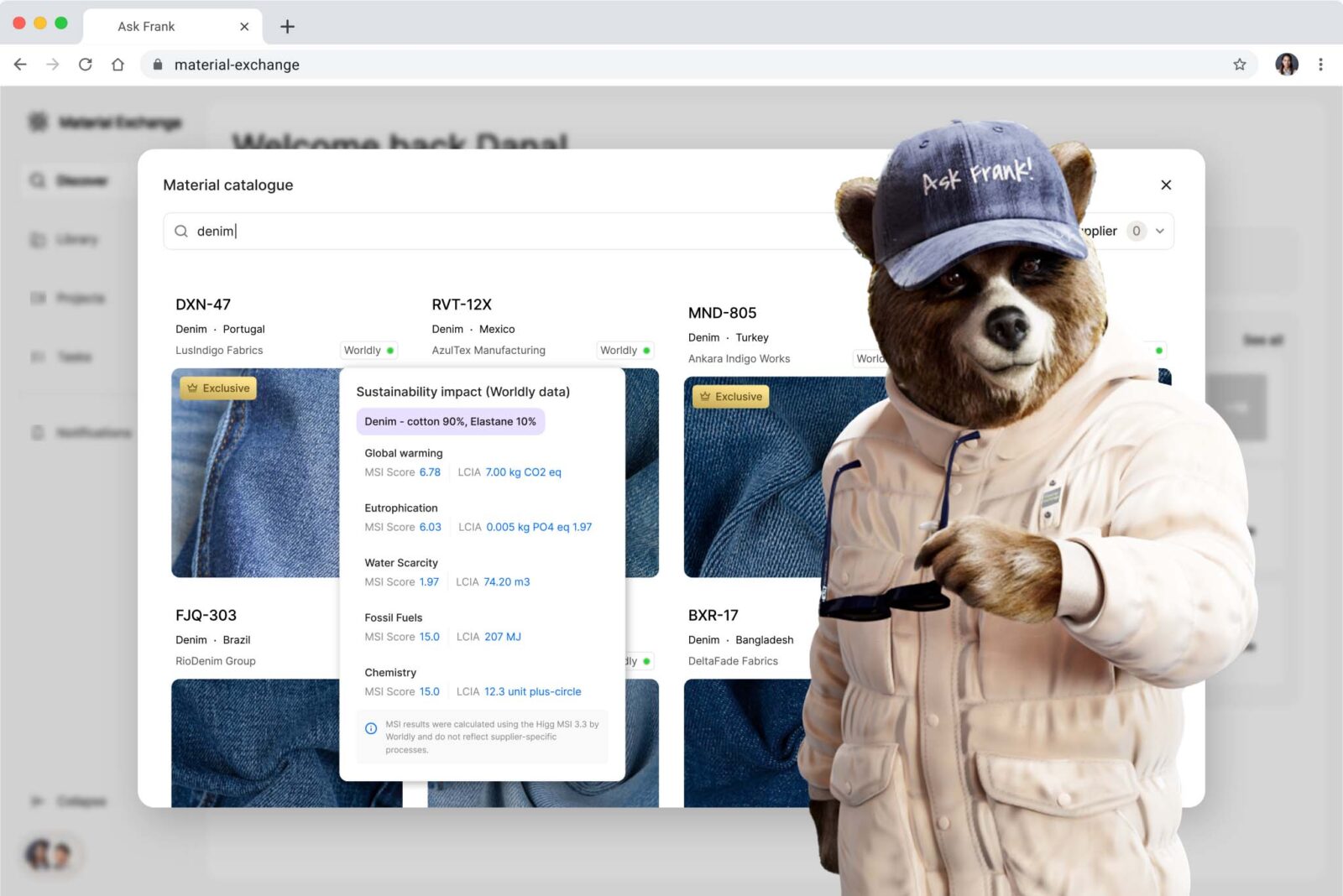 Frank sourcing platform